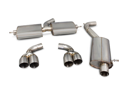 Scorpion Resonated Cat Back Exhaust - Audi TT Mk2 3.2 V6 & TT S Mk2 (06-14)