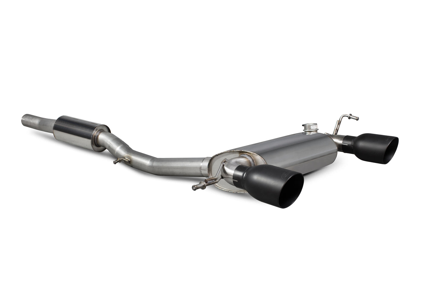 Scorpion Resonated Cat Back Exhaust (Black) - Audi TT Mk1 Quattro 3.2 V6 99-06