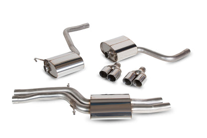 Scorpion Resonated Half Exhaust System - Audi S4 B8 & B8.5 (09-16)