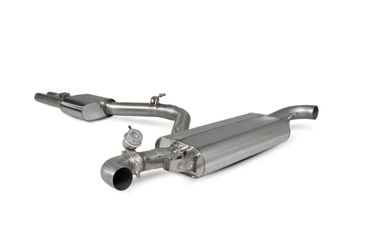 Scorpion Resonated Cat Back Exhaust w/Valve - Audi TT RS Mk2 (09-14)