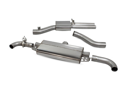 Scorpion Resonated Cat Back Exhaust w/Valve - Audi TT RS Mk2 (09-14)