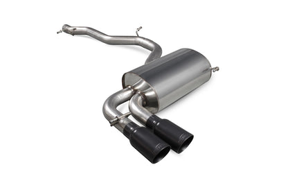 Scorpion Non-Res Cat Back Exhaust (Black Tail Pipes) - Audi S3 8P (06-12)