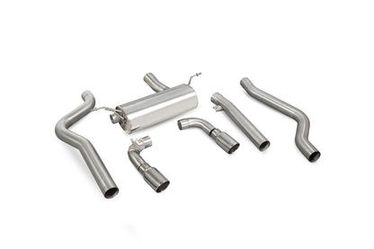 Scorpion Non-Res Cat Back Exhaust w/Valves - BMW 2 Series M240i (16-18)