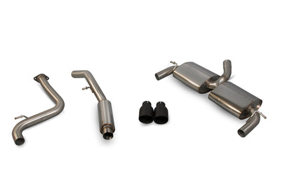 Scorpion 2.5" Resonated Cat Back Exhaust (Black) - Ford Focus Mk2 ST 225 06-11