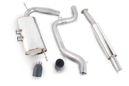 Scorpion Resonated Cat Back Exhaust (Black) - Ford Focus Mk3 ST Hatch (12-18)