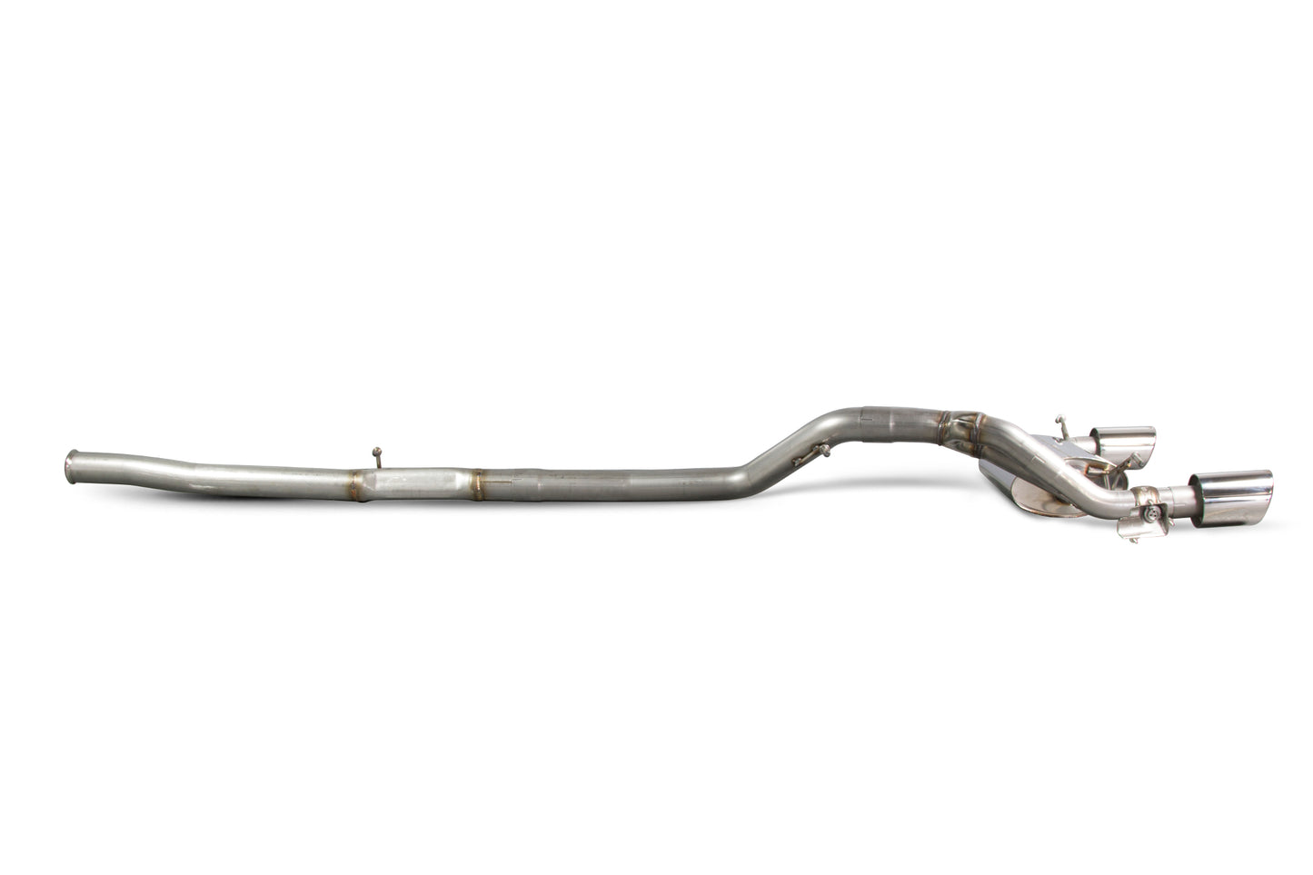 Scorpion Cat Back Exhaust w/Valve (Indy Tips) - Ford Focus Mk3 RS (16-18)