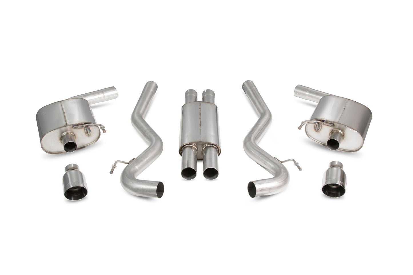 Scorpion Resonated Cat Back Exhaust - Ford Mustang 5.0 V8 GT (15-18)