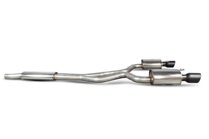 Scorpion Resonated Cat Back Exhaust (Black) - Ford Mustang 2.3T (15-18)