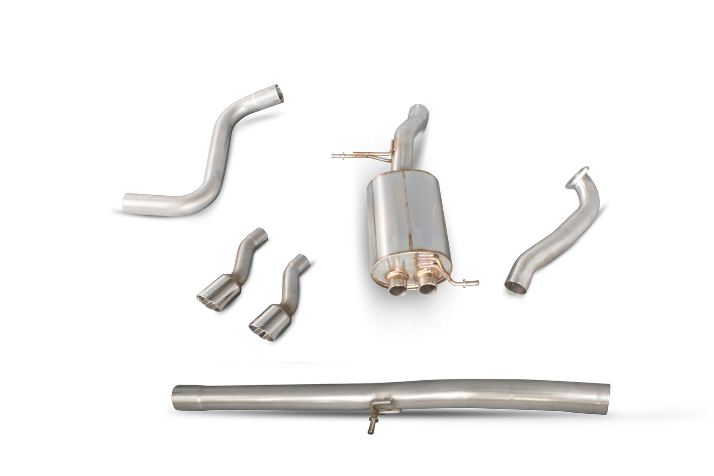 Scorpion Non-Res Cat Back Exhaust - Ford Fiesta Ecoboost 1.0 Turbo (13-17)