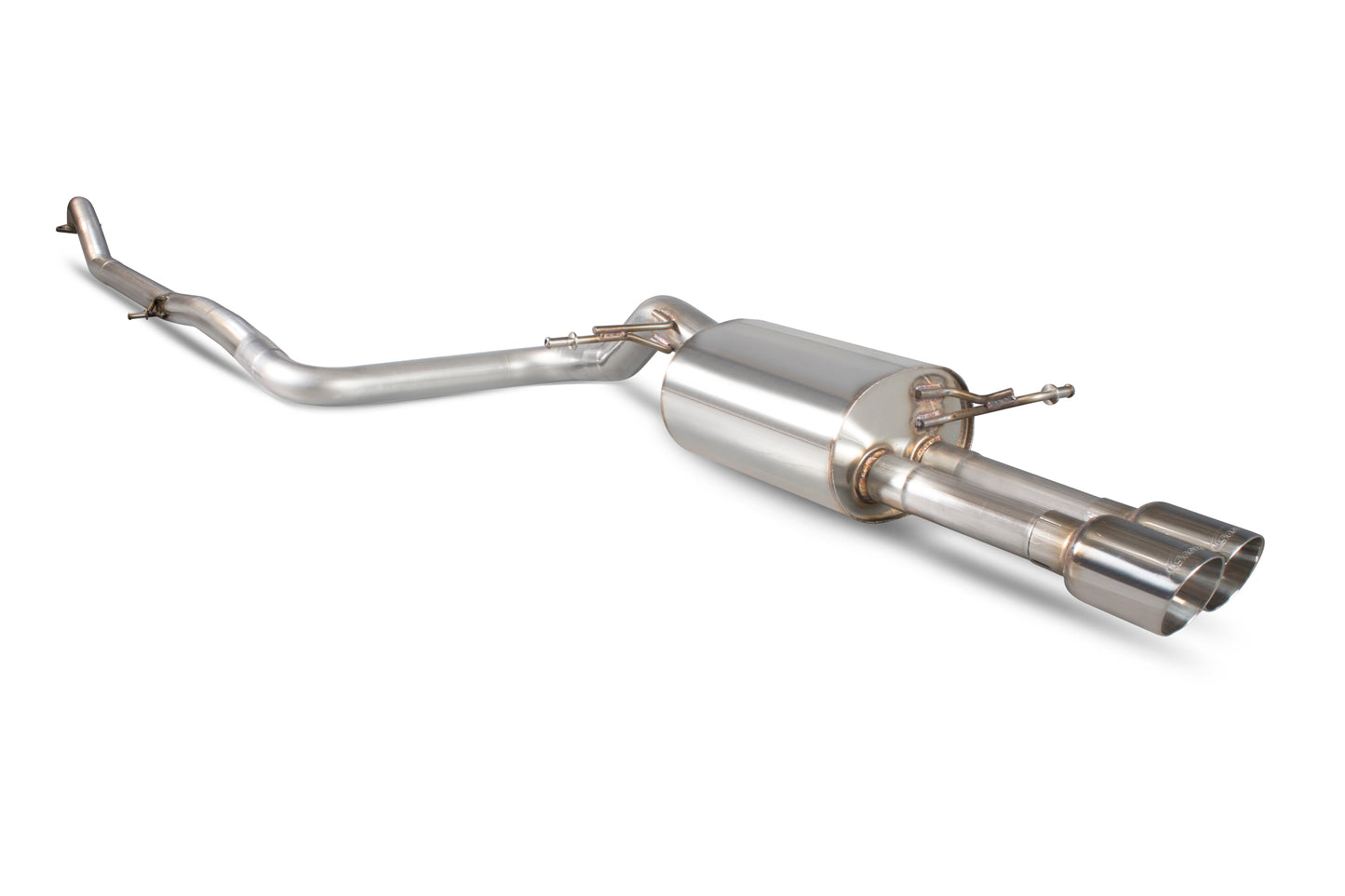 Scorpion Non-Res Cat Back Exhaust - Ford Fiesta Ecoboost 1.0T/ST Valance 13-17
