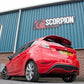 Scorpion Non-Res Cat Back Exhaust - Ford Fiesta Ecoboost 1.0T/ST Valance 13-17