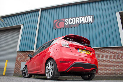 Scorpion Non-Res Cat Back Exhaust - Ford Fiesta Ecoboost 1.0T/ST Valance 13-17