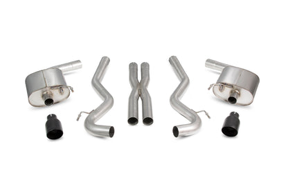 Scorpion Non-Res Cat Back Exhaust (Black) - Ford Mustang 5.0 V8 GT (15-18)