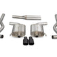 Scorpion Non-Res Cat Back Exhaust (Black) - Ford Mustang 2.3T (15-18)