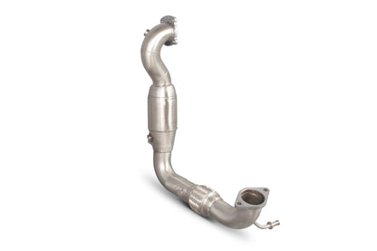 Scorpion Downpipe w/High Flow Sports Cat - Ford Fiesta Ecoboost 1.0T (13-17)