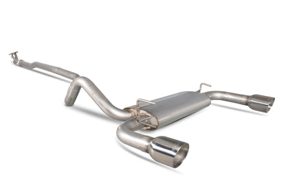 Scorpion Non-Res Cat Back Exhaust - Fiat 500 Abarth 1.4 Turbo (08-18)