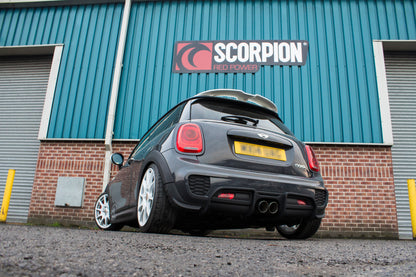 Scorpion Resonated Cat Back Exhaust - Mini Cooper S F56 3 Door (14-18)