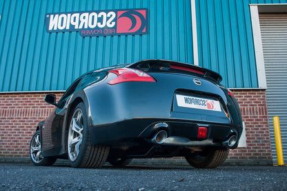 Scorpion Y Piece Back Half Exhaust (Daytona Tail Pipes) - Nissan 370Z (09-18)