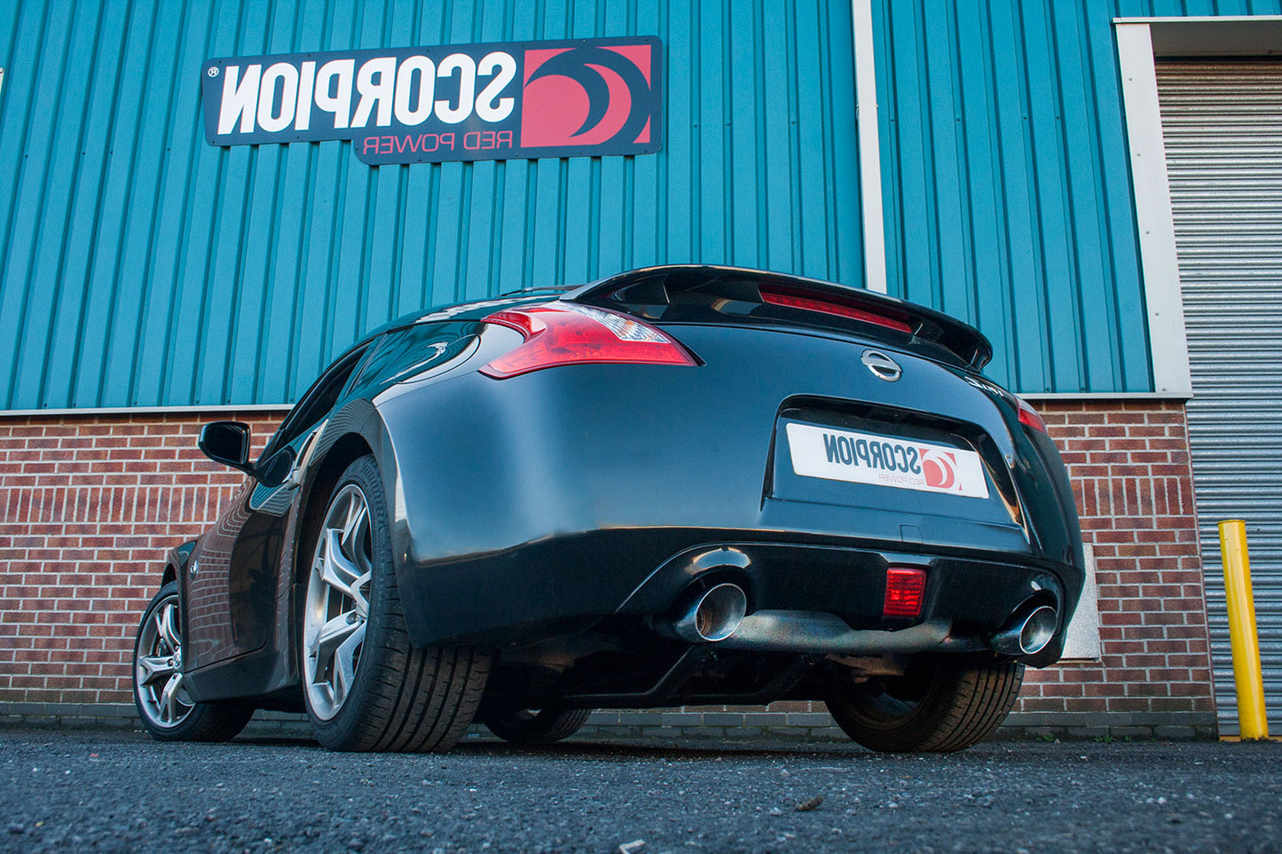 Scorpion Y Piece Back Half Exhaust (Indy Tail Pipes) - Nissan 370Z (09-18)