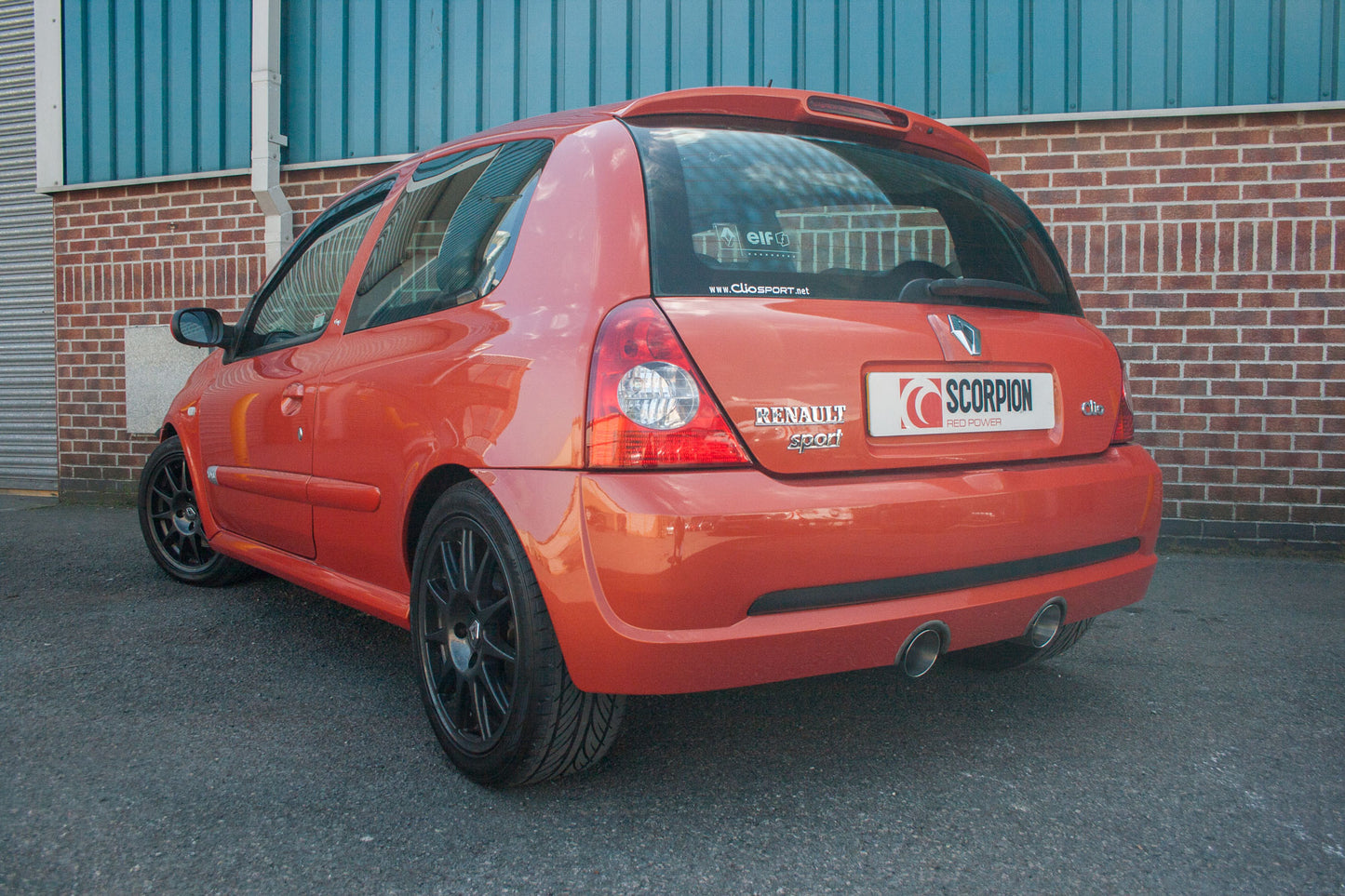 Scorpion Resonated Cat Back Exhaust (Daytona) - Renault Clio Sport 182 (03-06)