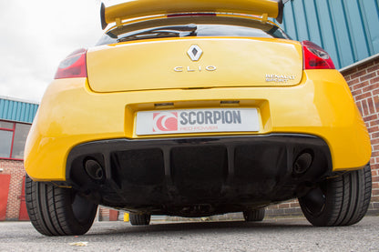 Scorpion Resonated Cat Back Exhaust (STW) - Renault Clio Mk3 197 Sport (06-09)