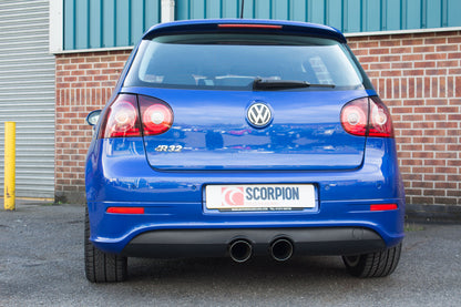 Scorpion Resonated Cat Back Exhaust - Volkswagen Golf Mk5 R32 (05-08)