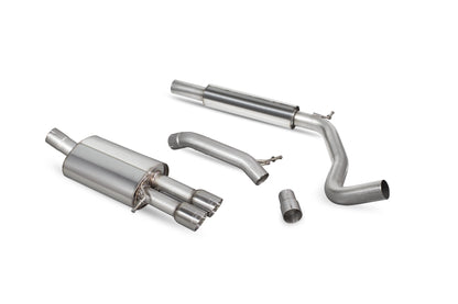 Scorpion Resonated Cat Back Exhaust - Volkswagen Polo GTI 1.8T 9N3 (06-11)