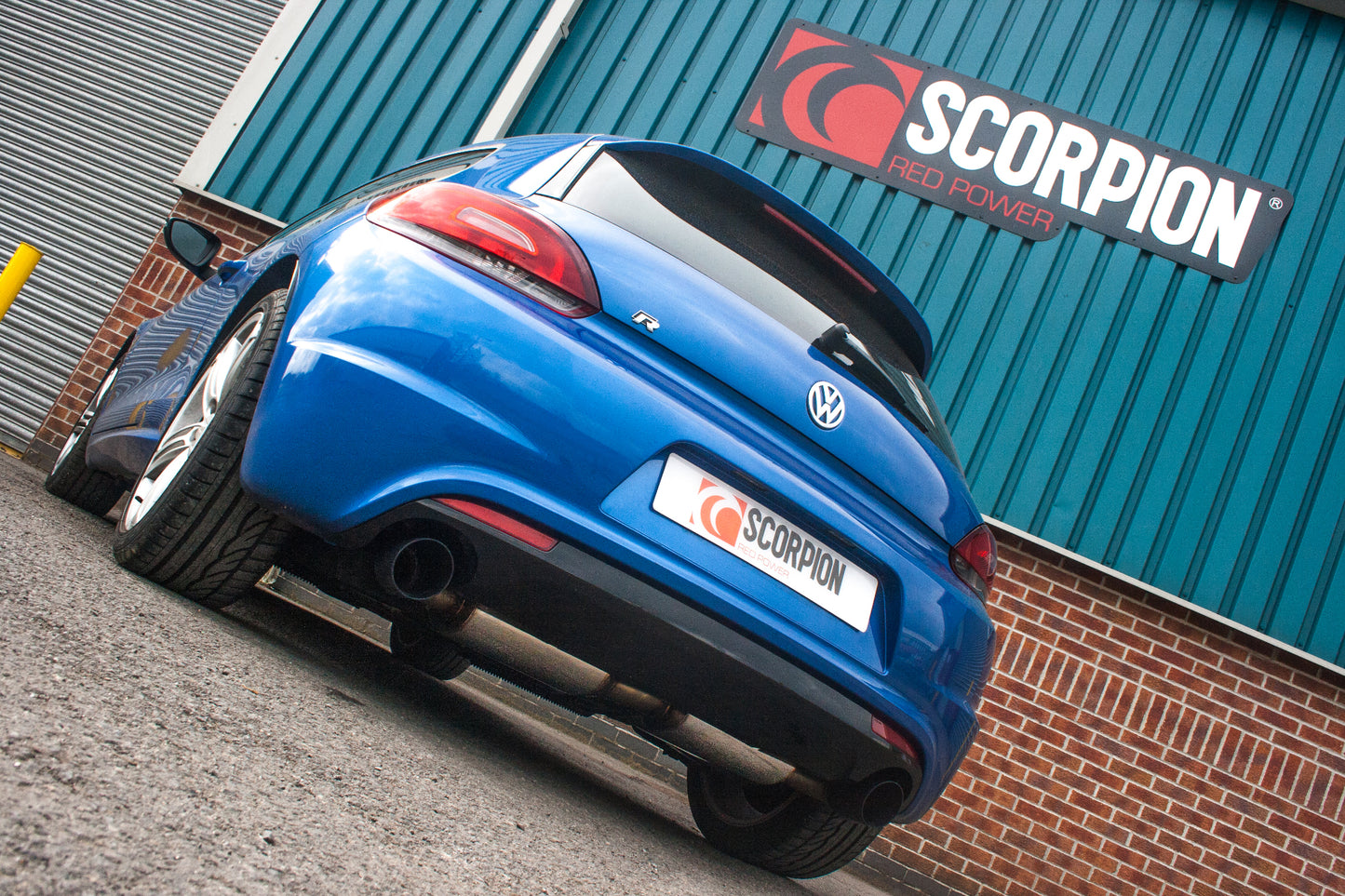 Scorpion Non-Res Cat Back Exhaust (Black) - Volkswagen Scirocco R (09-17)