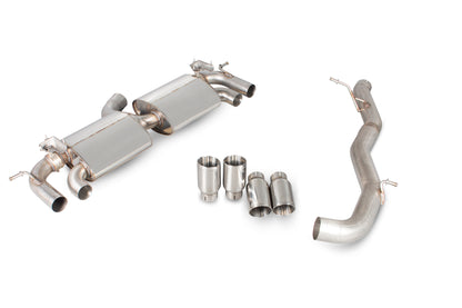 Scorpion Non-Res Cat Back Exhaust w/Valves Daytona - VW Golf R Mk7 R (14-16)