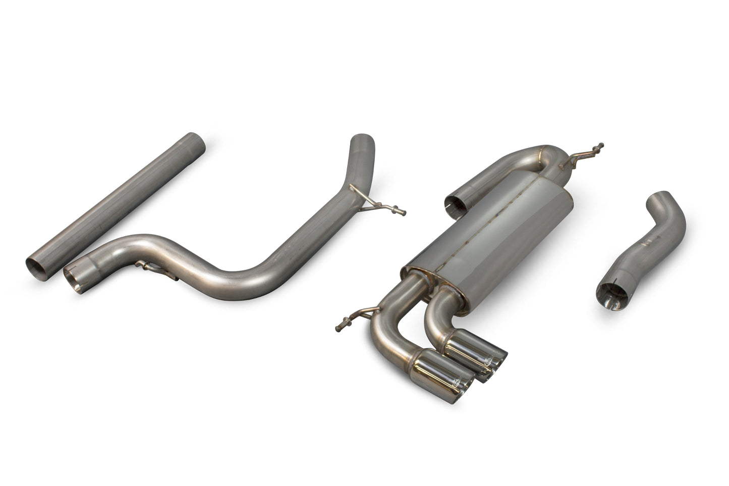 Scorpion Non-Res Cat Back Exhaust - Volkswagen Golf MK6 2.0 GT TDI (09-13)