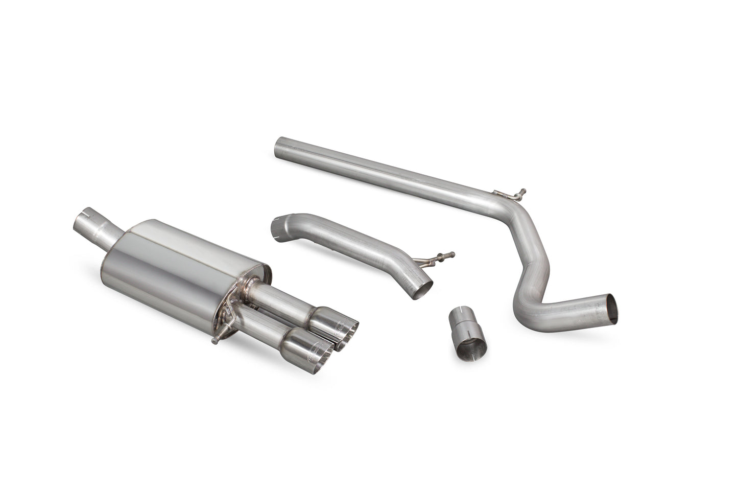 Scorpion Non-Res Cat Back Exhaust - Volkswagen Polo GTI 1.8T 9N3 (06-11)