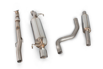 Scorpion Resonated Cat Back Exhaust - Vauxhall Corsa D 1.0/1.2/1.4 (06-14)