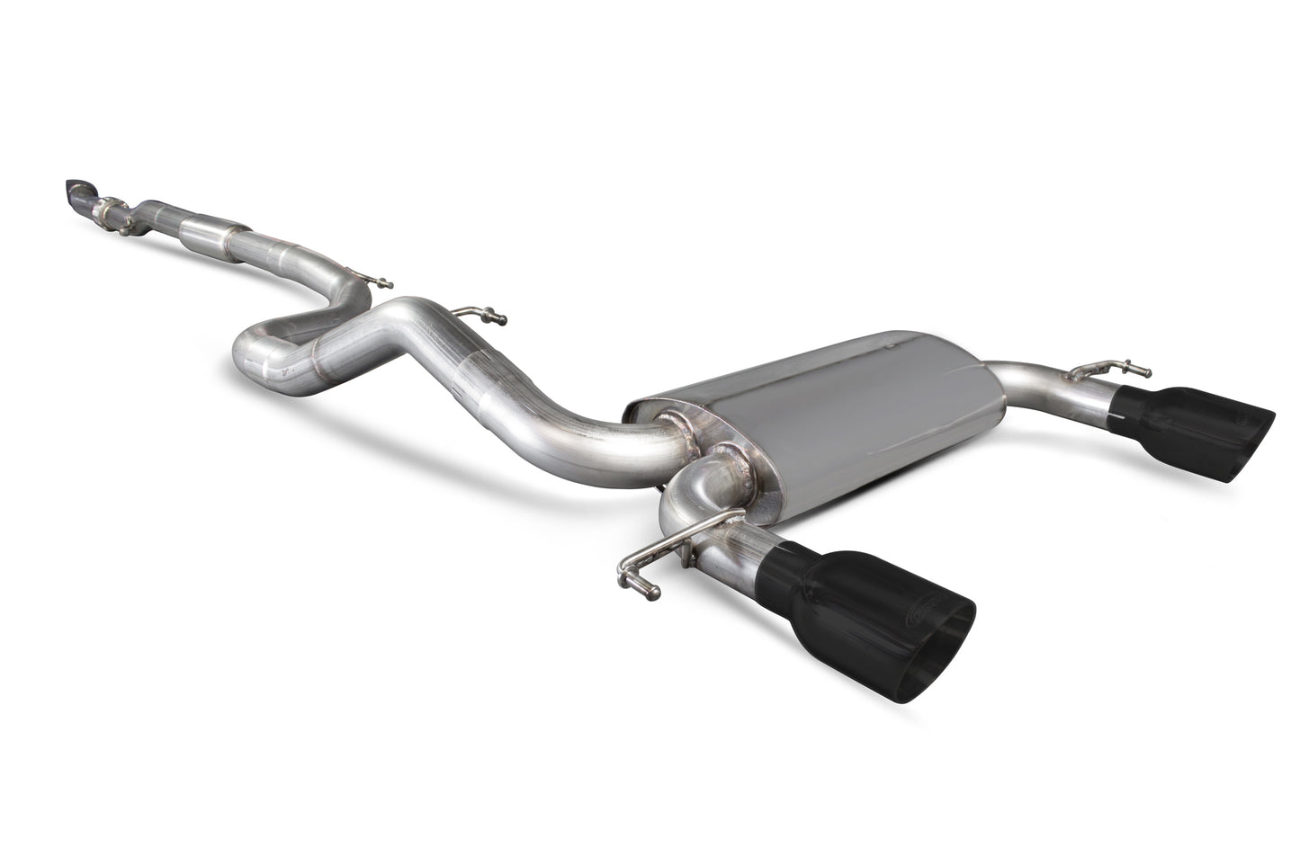 Scorpion Resonated Cat Back Exhaust (Black) - Vauxhall Corsa E VXR (15-18)