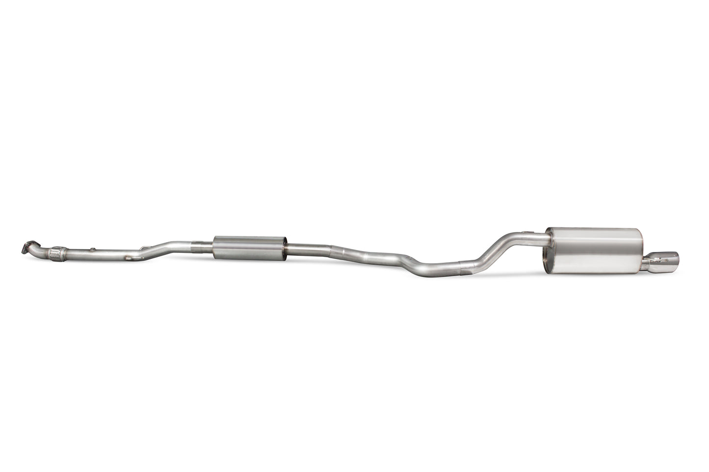 Scorpion Resonated Cat Back Exhaust - Vauxhall Corsa E 1.0 Turbo (14-18)