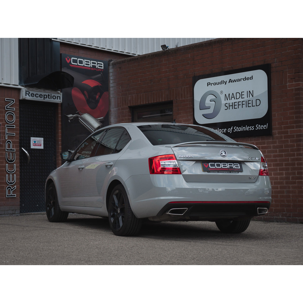 Cobra Resonator Delete Performance Exhaust - Skoda Octavia VRS 2.0 TSI 5E (13-18)