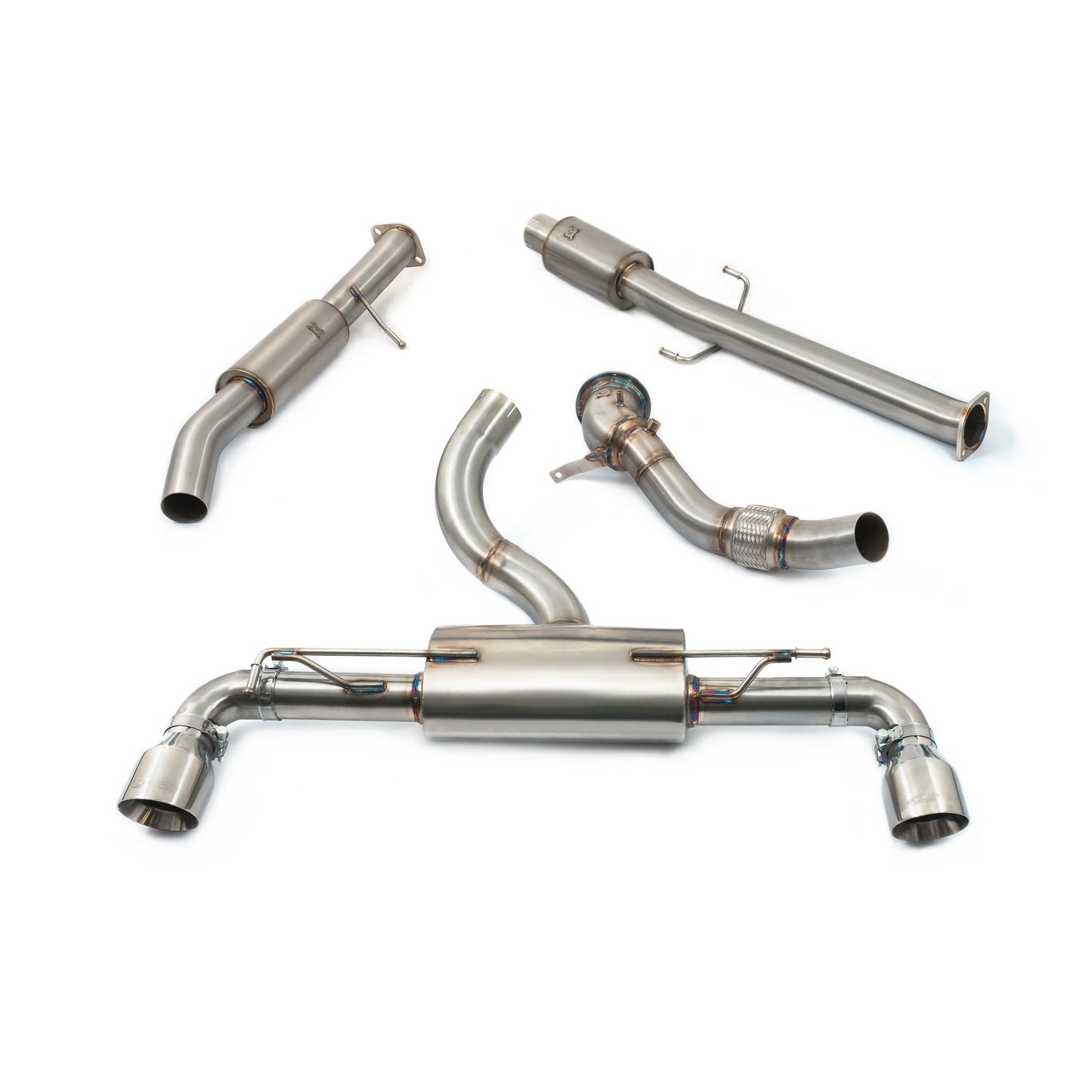 Cobra Decat Turbo Back Performance Exhaust - Toyota GR Yaris 1.6