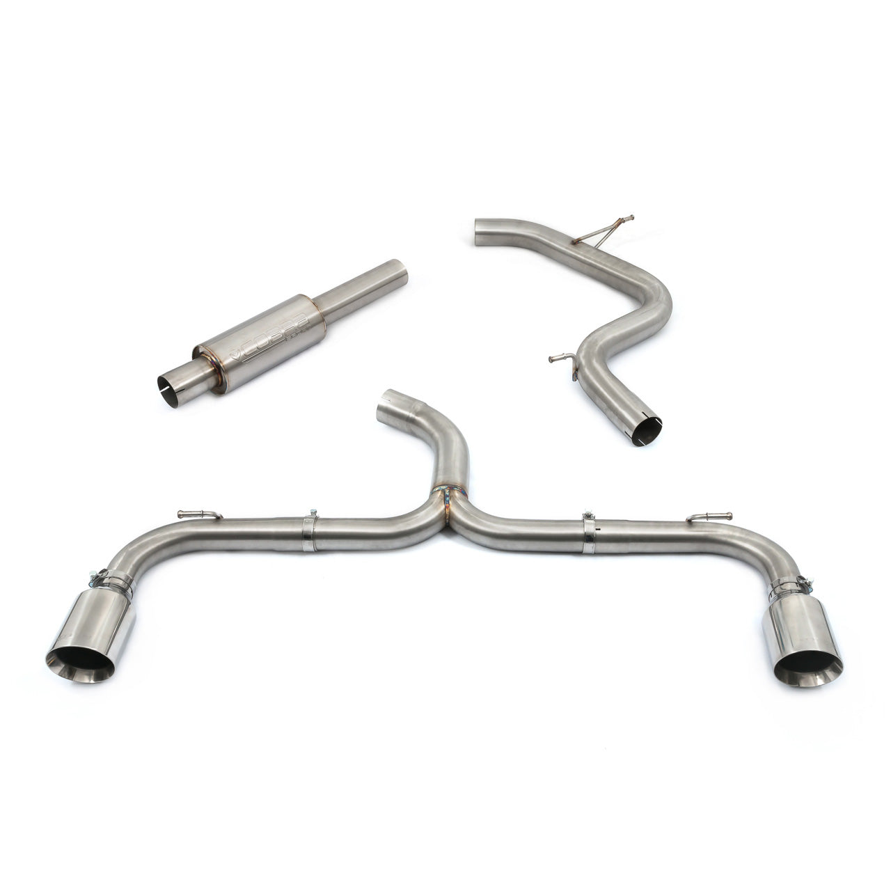 Cobra Box Delete Race GPF-Back Performance Exhaust - VW Golf GTI Mk8 2.0 TSI (20-)