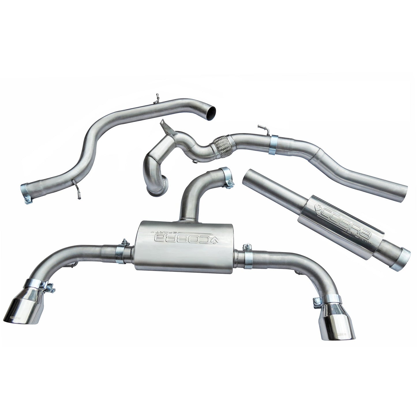 Cobra Turbo Back Performance Exhaust - VW Golf GTI Mk7 (12-17)