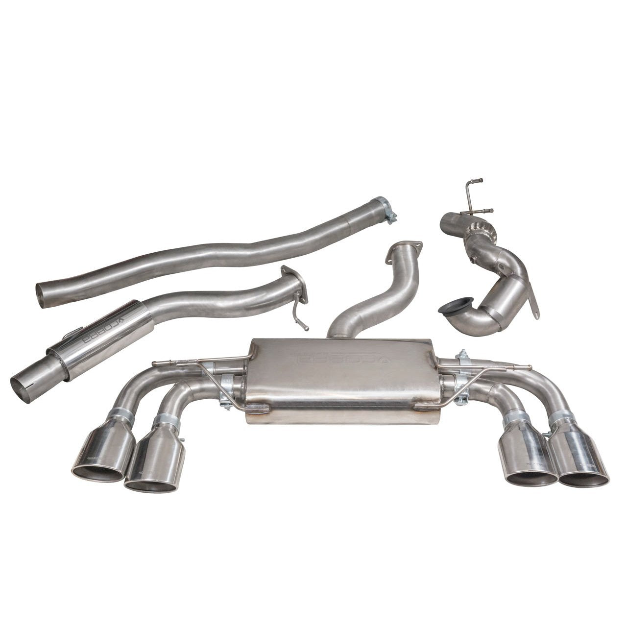 Cobra Turbo Back Performance Exhaust - VW Golf R Mk7.5 (18-20)