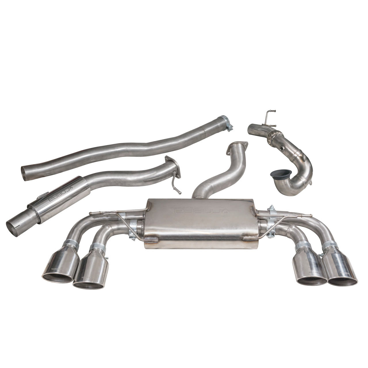 Cobra Turbo Back Performance Exhaust - VW Golf R Mk7 (12-18)