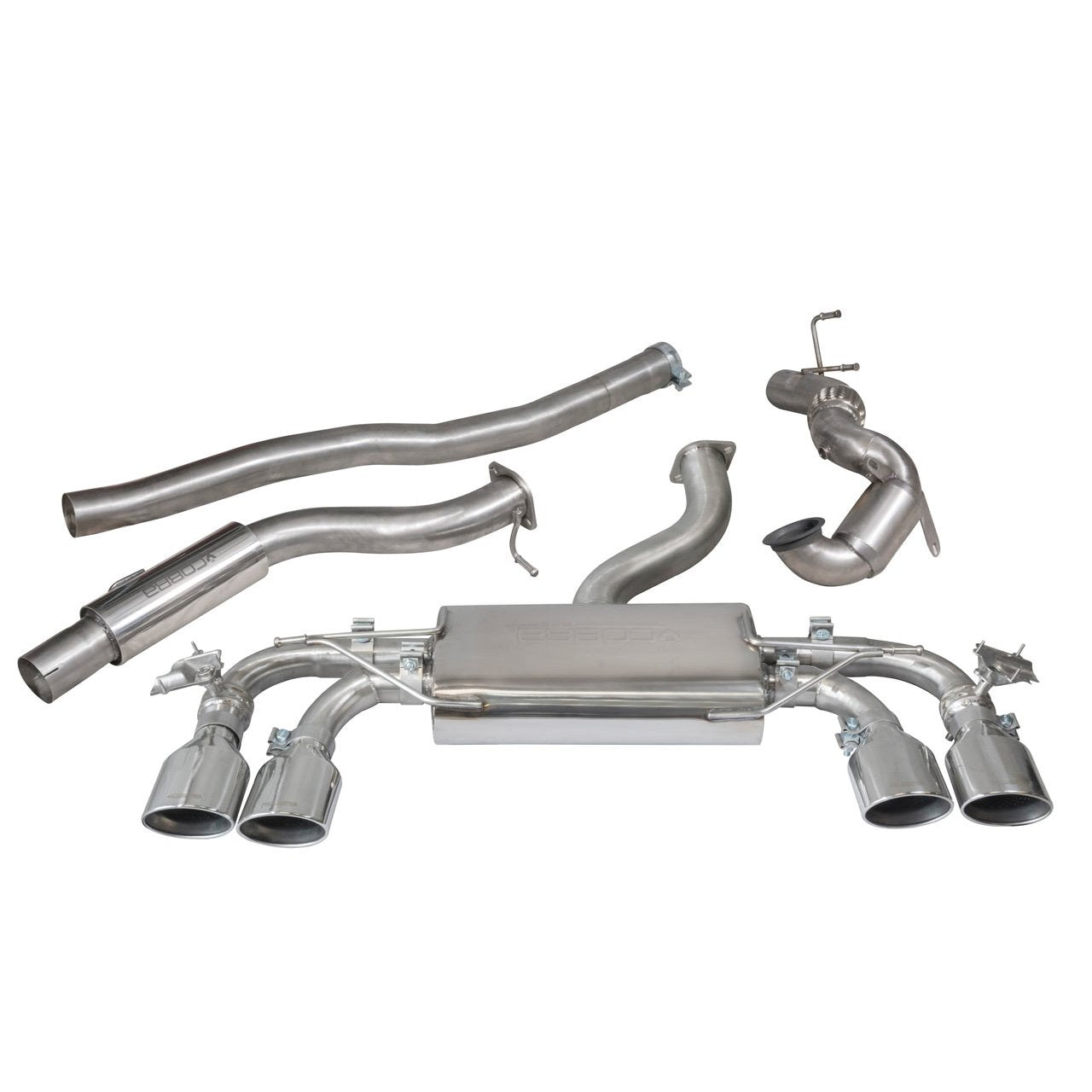 Cobra Turbo Back Performance Exhaust - VW Golf R Mk7 (12-18)