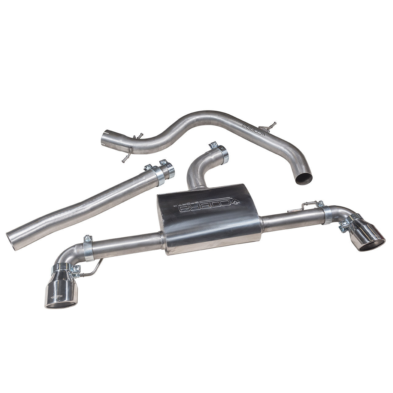Cobra GTI Style Cat Back Performance Exhaust - VW Golf Mk6 2.0 GT TDI 140PS (09-13)
