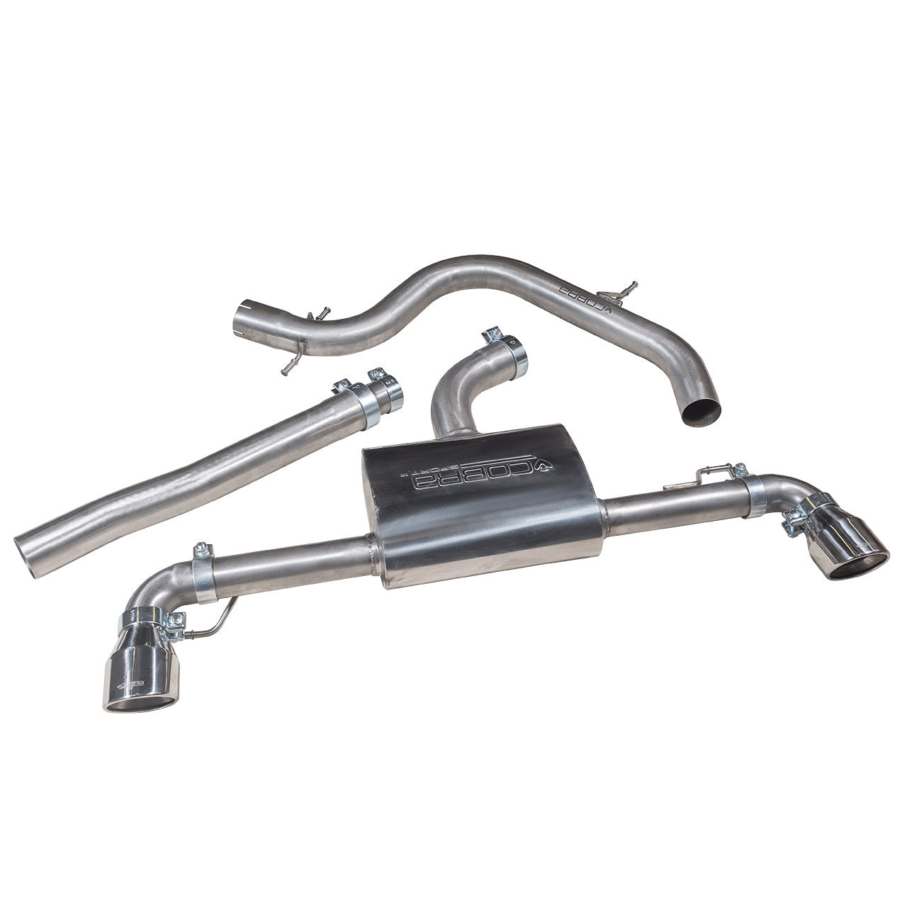 Cobra GTI Style Cat Back Performance Exhaust - VW Golf GTD Mk6 (09-13)