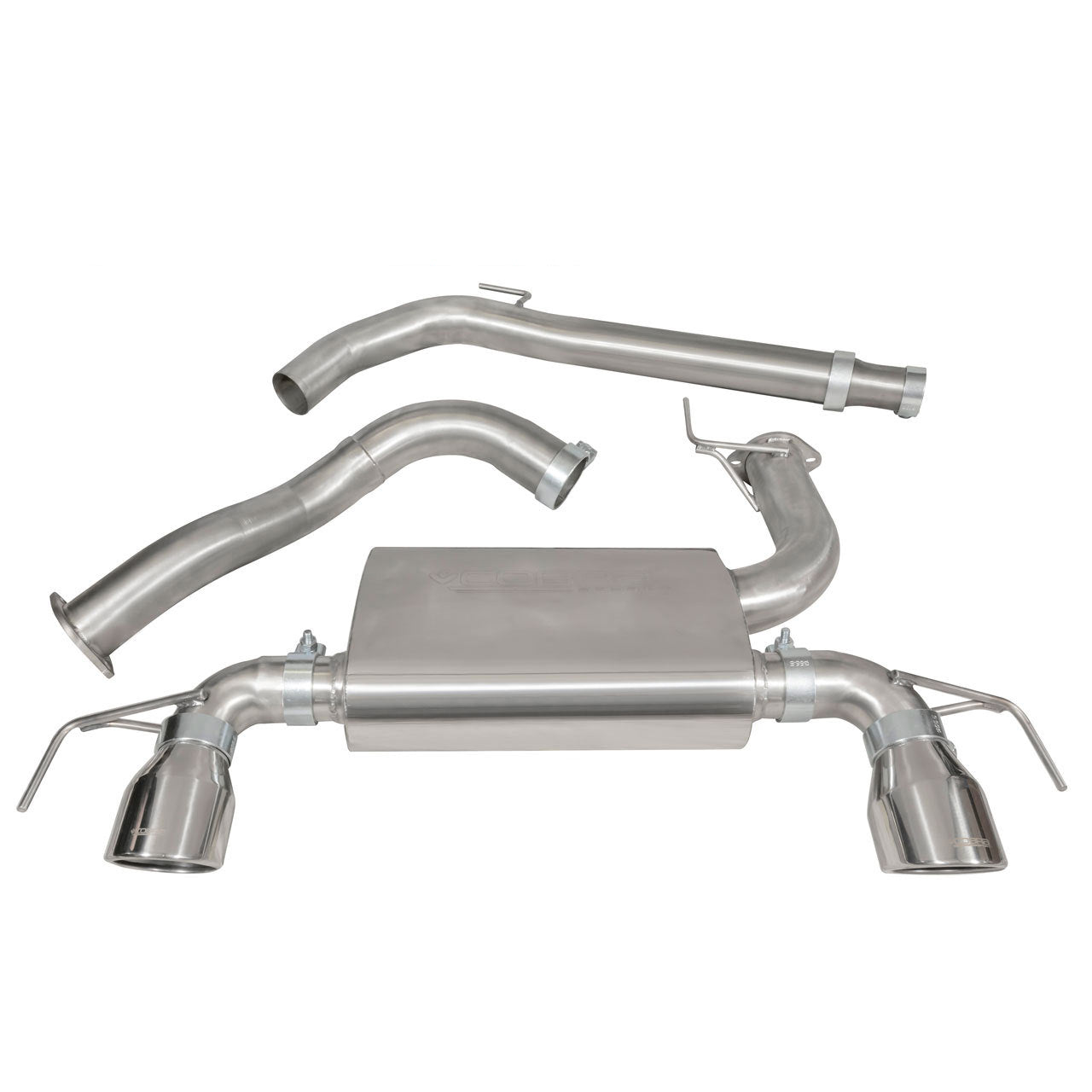 Cobra Centre and Rear Performance Exhaust - Vauxhall Corsa E VXR (15-18)