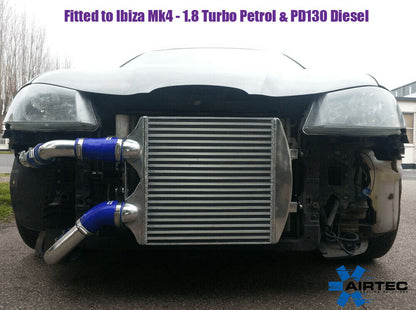 AIRTEC Uprated Front Mount Intercooler Only Seat Ibiza FR 1.9 TDI Mk4 (PD130)