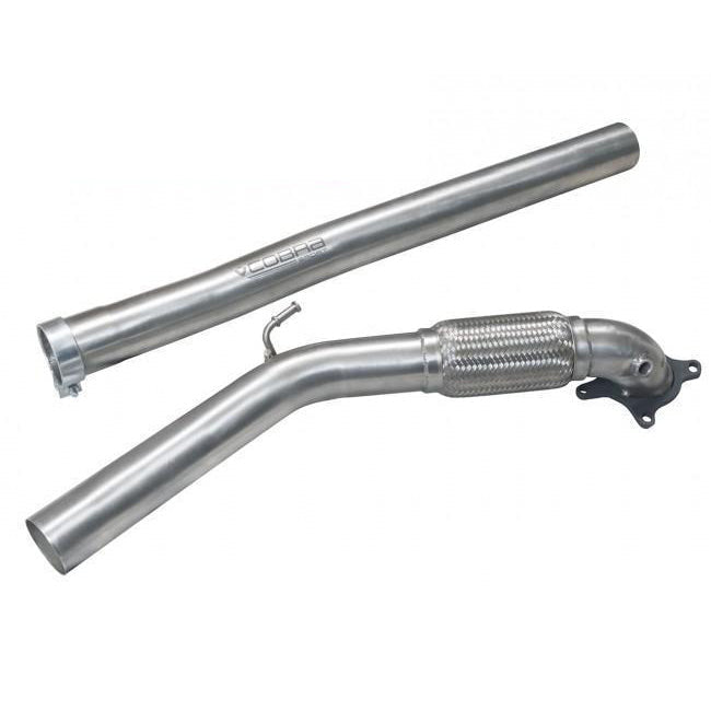 Audi A3 8P Front De-Cat Exhaust Pipe Cobra Sports Exhaust - AU44