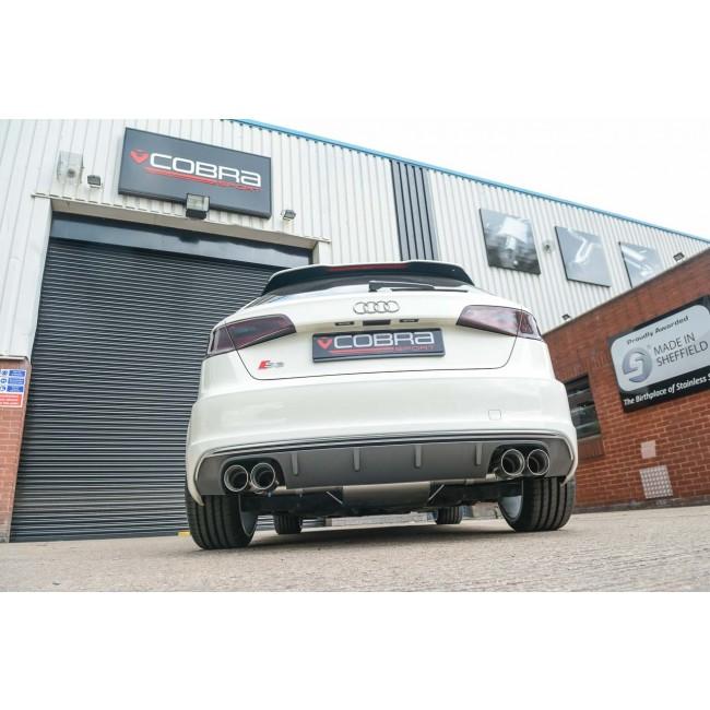 Cobra Cat Back Non-Valved Performance Exhaust - Audi S3 8V Sportback (13-18)