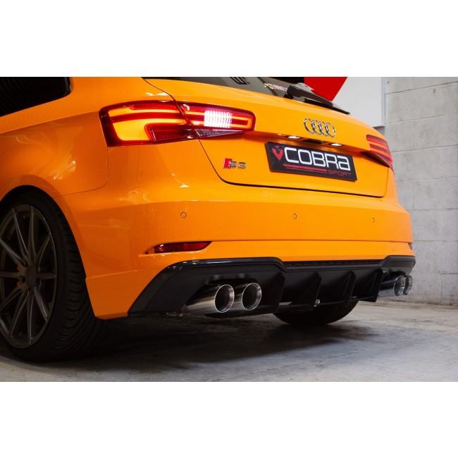 Cobra Turbo Back Performance Exhaust (Valved) - Audi S3 8V 3 Door (13-17)