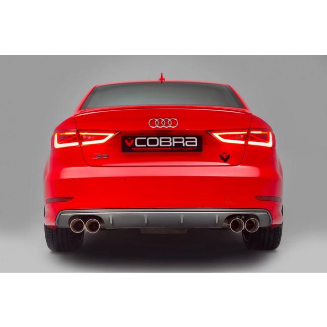 Cobra Turbo Back Non-Valved Performance Exhaust - Audi S3 8V Saloon (13-18)