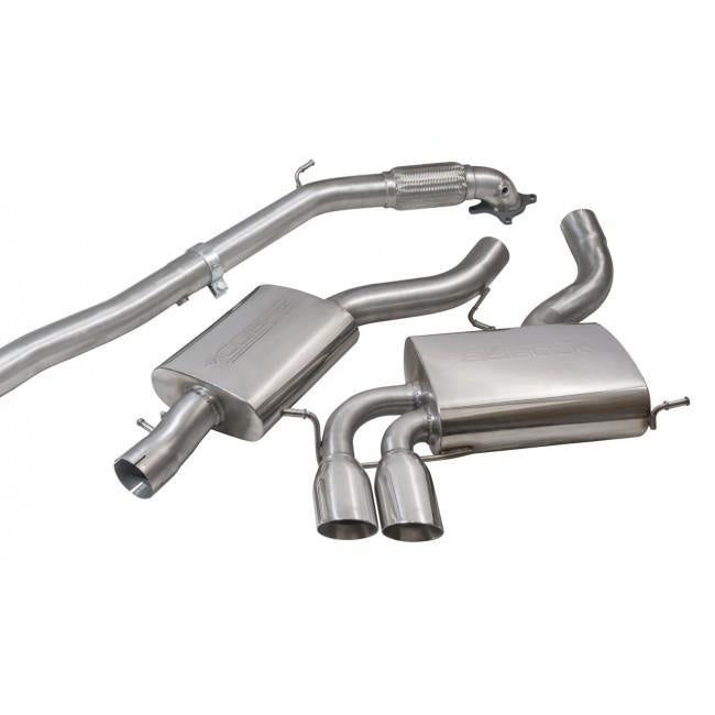 Cobra Sportback Turbo Back Performance Exhaust - Audi S3 8P Quattro Sportback